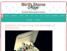 Tablet Screenshot of birthstonemagic.com